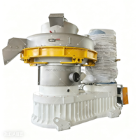 Presse à granulés de bois avec moteur et engrenage, granulés de haute qualité, production fiable, rendement élevé, utilisation facile