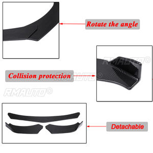 ชุดแต่งสปอยเลอร์กันชนหน้ารถยนต์แบบ 3 ชิ้น สำหรับ Honda, Audi, Benz, BMW และ Subaru - Product Image 5