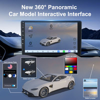Lecteur multimédia automobile Android 14 avec commande vocale IA, panoramique 360°, 4G LTE, DSP 48 bandes, CarPlay sans fil, Android Auto et navigation GPS