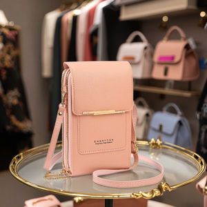 Sac à bandoulière pour femme Crazy Bag, sac à main tendance avec écran tactile, serrure métallique, porte-cartes pour téléphone portable INS pour iPhone Oppo - Product Image 1