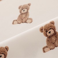 Tissu en coton pur doux, bonne respirabilité pour les vêtements de nuit et la vaisselle de table