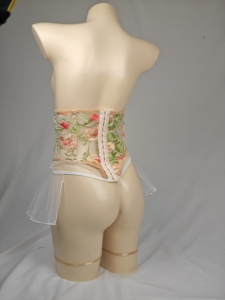 Nuova cintura in vita rinascimentale da donna cintura in vita da donna in pizzo floreale - Product Image 4