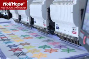 Fábrica Holiauma Holihope utilizada por el sistema de control remoto Máquina de bordado con monograma de 4 cabezales Máquina de bordado SWF superada - Product Image 5