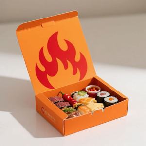 Caja de Embalaje para <span class=keywords><strong>Sushi</strong></span> con Impresión Personalizada |   OEM/ODM Disponible - Product Image 4