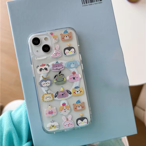 Beaucoup de petits animaux <span class=keywords><strong>coque</strong></span> de téléphone magnétique de dessin animé Transparent pour Apple <span class=keywords><strong>iPhone</strong></span> 15 13 13Pro 16 Pro Max modèles antichoc - Product Image 1