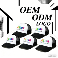 Casquette de baseball unisexe ajustable en toile 100 % coton, bicolore, imprimée sur mesure avec lettres, faible MOQ, pour adultes, sport et plein air