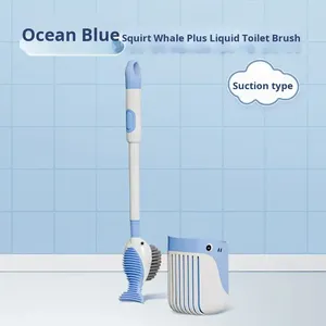 <span class=keywords><strong>Brosse</strong></span> de <span class=keywords><strong>toilette</strong></span> murale <span class=keywords><strong>à</strong></span> 360 degrés avec tête en silicone et trou de suspension pour un nettoyage pratique <span class=keywords><strong>à</strong></span> la maison et dans la salle de bain - Product Image 4