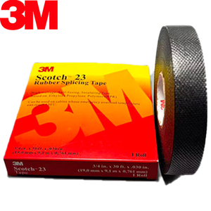 Ruban adhésif auto-amalgamant <span class=keywords><strong>3M</strong></span> 23, hautement conforme, résistant aux intempéries, ruban d'isolation électrique pour la terminaison des câbles - Product Image 1