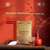 Thé noir en feuilles en vrac de qualité supérieure, récolté au printemps, Yunnan Dianhong, cueilli à la main, saveur riche, bourgeons dorés, traitement traditionnel