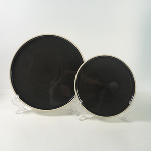 <span class=keywords><strong>Prix</strong></span> d'usine EKA Service de table en grès couleur glaçure verte <span class=keywords><strong>double</strong></span> face personnalisable Service de table OEM/ODM Vaisselle - Product Image 2