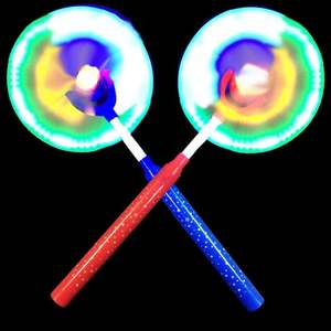 Varita de molino de viento mágico LED clásico con 6 luces para niños Halloween <span class=keywords><strong>A</strong></span>ño Nuevo Navidad Graduación Back School Eventos de Acción de Gracias - Product Image 5