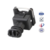 Enchufe de interruptor de válvula electromagnética automotriz, Conector de 2 orificios 282189-1, Conector de inyector de combustible, enchufe de Sensor
