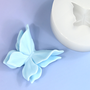 Molde de Silicona 3D con Forma de Flor AK para Velas Aromáticas de Peonía, Molde para Decoración de Pasteles de Fondant con Mariposas, Molde para Helados y Chocolate con Forma de Rosa - Product Image 3
