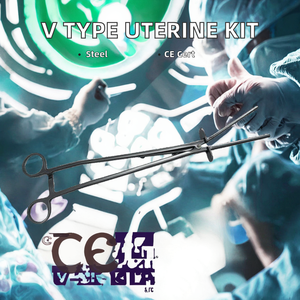 Manipulateur utérin de type V pour gynécologie, 37 cm, kit chirurgical manuel réutilisable, classe I, certifié CE, en acier inoxydable, ENGR TRADERS CO 1 - Product Image 2