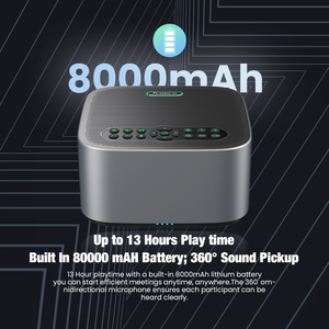 Kits audiovisuales profesionales Cámara 4K PTZ con altavoz de radio de recogida de 9m para transmisión en vivo/Conferencias - Product Image 5