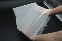 Sacs Ziploc à Fermeture Éclair Biodégradables en Plastique Mat Givré Translucide Personnalisable avec Logo pour Vêtements
