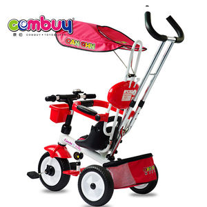 Venta caliente niños de <span class=keywords><strong>3</strong></span> ruedas paseo en coche plegable triciclo de niños en bicicleta - Product Image 2