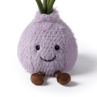 Personnalisé en gros mignon et arrogant tête d'oignon légume en peluche jouet endormi câlin apaisant poupée cadeau d'anniversaire