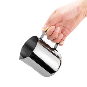 Мерный кувшин для молока и кофе, из нержавеющей стали, 350/600/1000 мл - Product Image 1