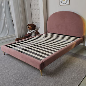 Nouveau Lit Double Rembourré Style Crème Minimaliste Italien 2025 – Cadre de Lit King Size de Luxe pour Chambre à Coucher – Mobilier de Maison - Product Image 3