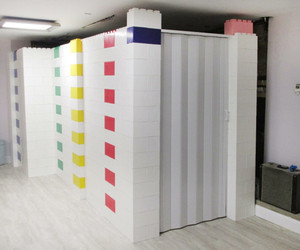 Color personalizado Juego creativo Bloques de gran tamaño Oficina Almacén Plástico ABS Bloques de gran tamaño para la habitación - Product Image 1
