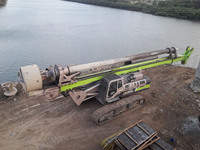 Foreuse rotative ZR185U, couple de 185 kN·m, profondeur de forage de 54 m, pour les projets de construction de fondations et de pieux d'infrastructure
