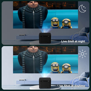 Rigal I20 1080p <span class=keywords><strong>barato</strong></span> Cine en Casa portátil WiFi <span class=keywords><strong>Bluetooth</strong></span> <span class=keywords><strong>proyector</strong></span> Android 4K LCD teléfono inalámbrico <span class=keywords><strong>proyector</strong></span> de cine - Product Image 3