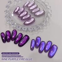 XEIJAYI Vernis à ongles gel UV Nine purple Fire, lot de 4 couleurs, fournitures pour ongles, sans HEMA, sans TPO, norme UE, usine OEM ODM, vente en gros