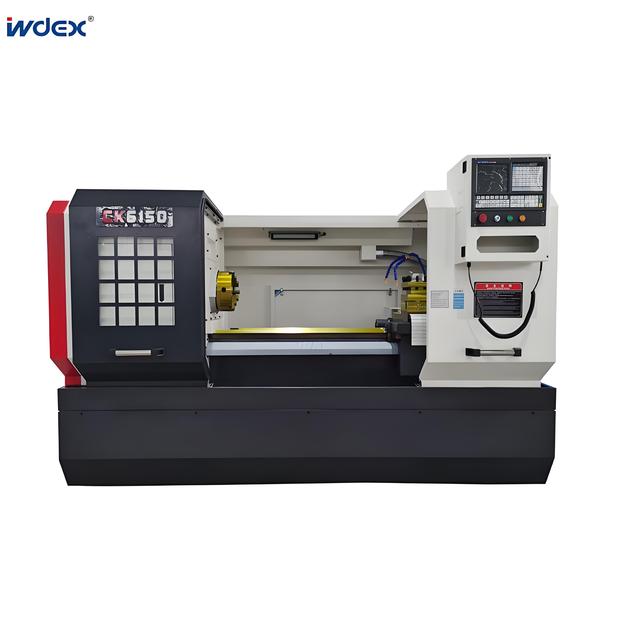 CK6150 High-Rigidity High-Precision Automatic 2-Axis CNC Horizontal Flat Bed Lathe Machine Single Spindle Medium-Duty Machining