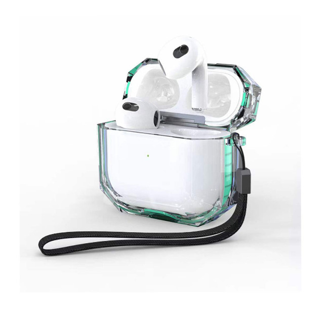Anti-Lost Transparent Clear Headphone Cases for Airpods 4 Pro 2 Pro 1/2 Gen Generation Tpu Soft Protective Shell Cover