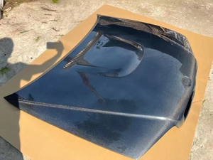 Para <span class=keywords><strong>BMW</strong></span> Serie 3 <span class=keywords><strong>E46</strong></span> <span class=keywords><strong>2003</strong></span> <span class=keywords><strong>330i</strong></span> 4 puertas sedán M3 estilo fibra de carbono capó Scoop cubierta de motor de coche - Product Image 5