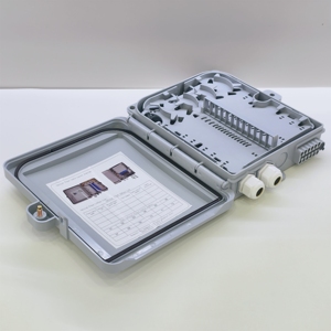 2 in 12 Out Waterproof Optical Connector Fiber Distribution <b>Box</b> IP65 12-Port Fiber <b>Box</b> for 12F SC Pigtails & Adapters - Product Image 4