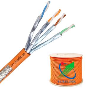 SURELINK 4 paires 550 MHz Haute vitesse Test de passage 305m 500m Rouleau SFTP Cat6a <span class=keywords><strong>S</strong></span>/<span class=keywords><strong>FTP</strong></span> Cat6a SFTP <span class=keywords><strong>CAT7</strong></span> - Product Image 1