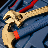 Ensemble d'outils à main professionnels de 29 pièces, kit d'outils de réparation générale pour la maison, avec boîte à outils en plastique portable pour le bricolage à domicile
