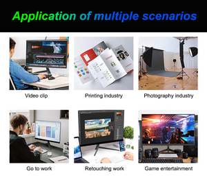 4K Màn hình 17 19 22 24 27 32 inch LCD màn hình cong không biên giới chuyên nghiệp 4K chơi game màn hình - Product Image 4