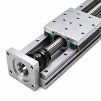 Plataforma de movimiento industrial de 3 ejes con mesa deslizante robótica de un solo eje, motor de módulo lineal de husillo de bolas a prueba de polvo y PLC personalizado