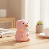 Jouet anti-stress à bulles à presser en forme de cochon en EVA, avec fonction musicale, pour enfants de 3 à 14 ans, vente en gros
