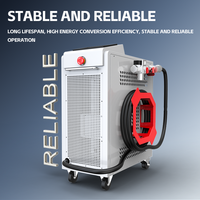 Nouvelle machine de nettoyage au laser à fibre Qiongji haute précision pour aluminium/acier inoxydable, puissance 1500-2000W, vitesse >30m/h, garantie 1 an