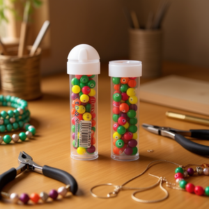 Perline ILAN 20G circa, rotonde e colorate per la creazione di gioielli e artigianato - Product Image 2