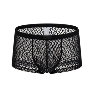Producción en Fábrica Personalizada ODM OEM para Ropa Interior Masculina Sexy, Bóxers Transparentes de Malla, Calzoncillos para Hombre - Product Image 4