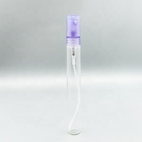 3ml 5ml 10ml 15ml Flacons de parfum en verre transparent rechargeables Mini Flacons de parfum de test Vaporisateur Atomiseur Flacons de tube de parfum pour voyage