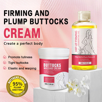 Marque privée, naturelle, à base de plantes, biologique, crème d'agrandissement des fesses, crème d'amélioration des hanches et des fesses, huile essentielle pour le lifting des fesses