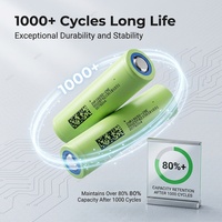 Sel Baterai Silinder Samsung 18650 NMC 3.7V 2900mAh Asli dengan Siklus Hidup yang Diperpanjang