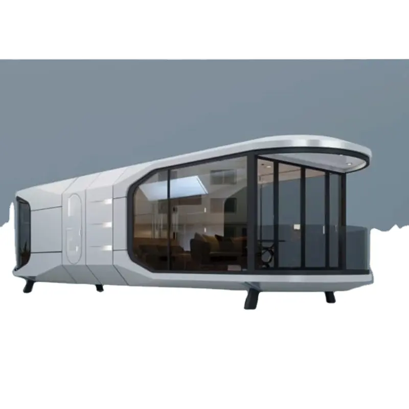 Mobile Smart Luxury Apple Hut Modular Prefabricated Capsule Houses for Beach Resort prefabricated houses