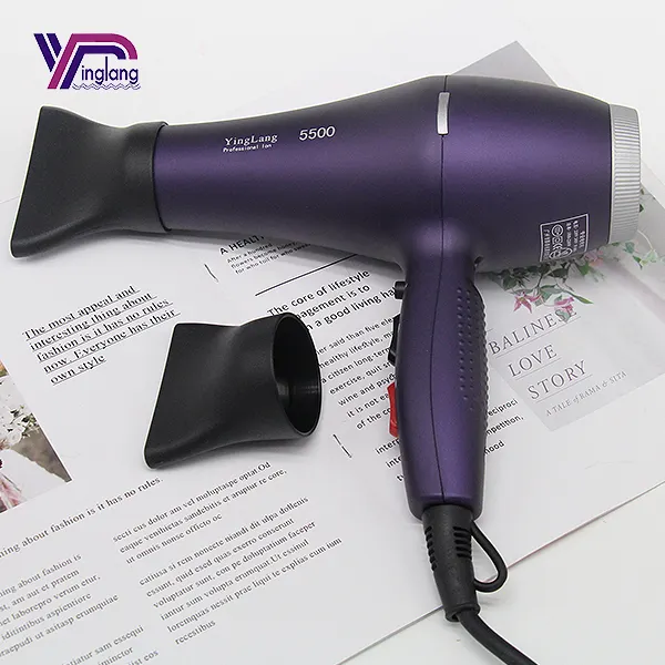 3 Heating Stages Durable AC Collector Motor Hair Styling Accessories Hair Dryer