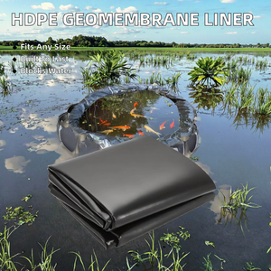 Lejing TG012 Géomembrane HDPE 1,2 mm anti-infiltration, anti-UV, écologique, recyclable, moderne pour barrages, fermes piscicoles, fermes crevennes et décharges - Product Image 2