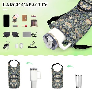 Funda Aislante Personalizada para Botella de Agua, Bolsa de Transporte, Funda para Vaso, Bolsa de Transporte para Vaso de 30/40 oz con Bolsillo para Teléfono y Monedero - Product Image 4