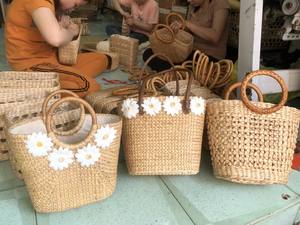 Handicrafts High Quality Water Hyacinth <b>Basket</b> Made in Vietnam - Product Image 5