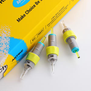 Cartuchos de aguja de tatuaje de repisa de dedo de goma desechable éxito de ventas clásico de fábrica OEM para estudio de artistas profesionales - Product Image 5