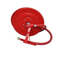 Kit complet de dérouleur de tuyau d'incendie Hong'an avec support et lance, équipement industriel de lutte contre l'incendie pour la construction